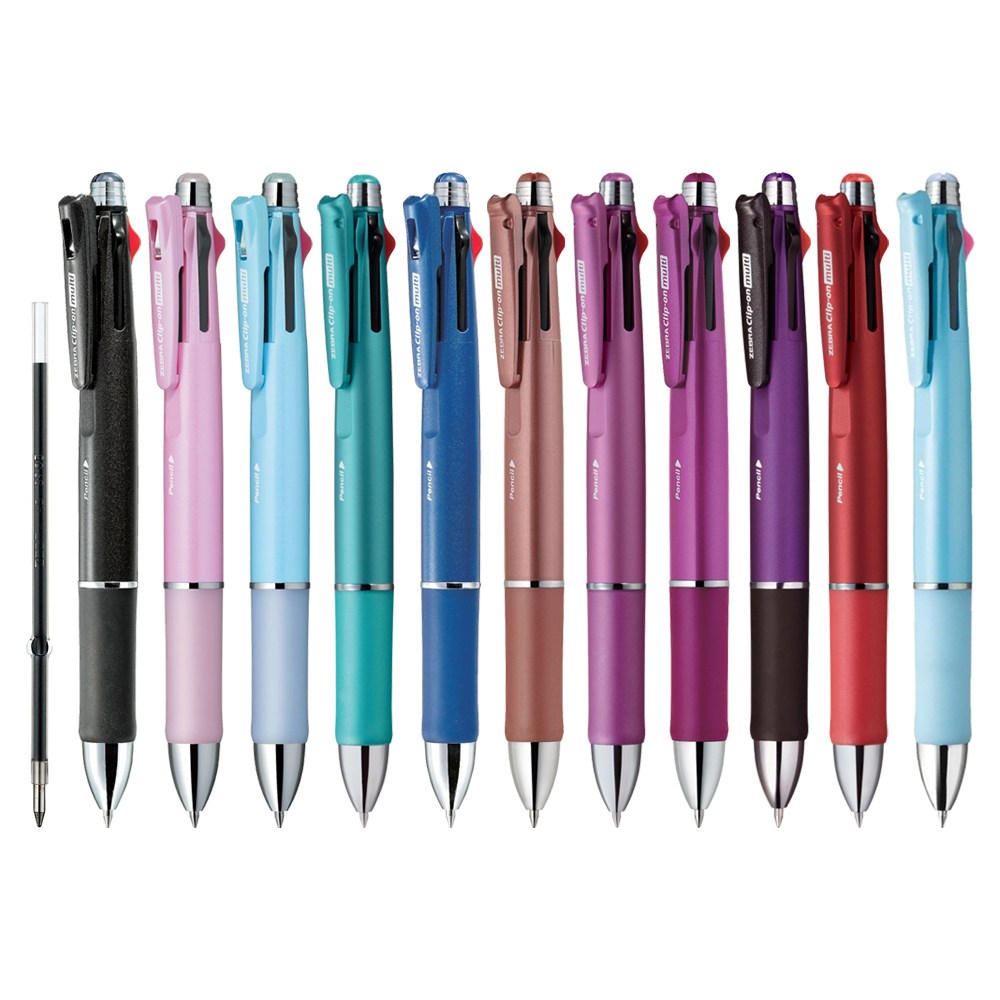 제브라/클립온멀티 1000 0.7mm/SK-0.7mm 리필심/멀티펜 4색볼펜+샤프 0.5mm, B4SA3-US_로즈핑크 9,990원