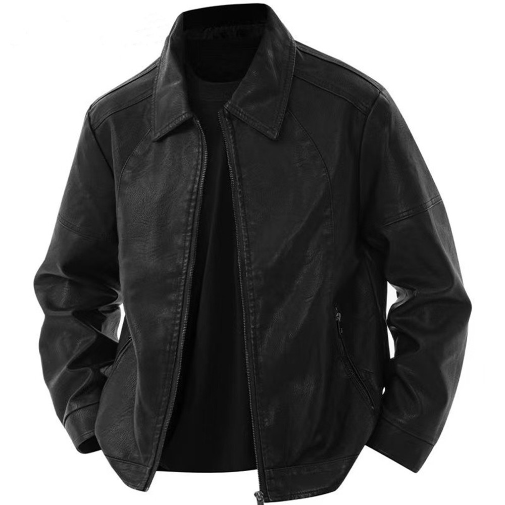 휠렉스 남성 가죽 자켓 레더 점퍼 집업 캐주얼 간절기 데일리 아우터 J208 36,000원