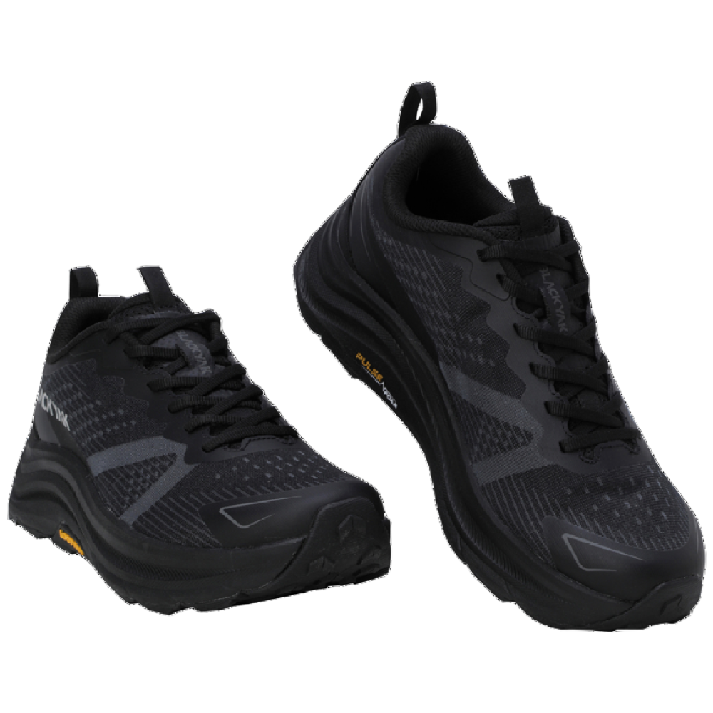 블랙야크 공용 초경량 260g 쿠셔닝 트레킹화 펄스 ABYSHXU955 BLACK 169,200원