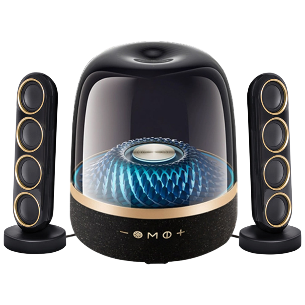 오라오디오 크리스탈 5 블루투스 스피커 컴퓨터 무드등 LED 라이트 무선, 블랙, ORA-SP-C5-OBK 150,000원