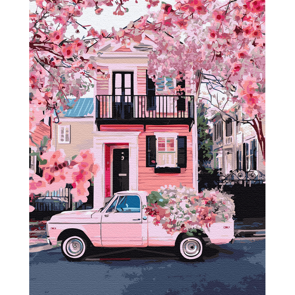 플레이어바웃 유화 피포페인팅 DIY 명화 그리기 40 x 50 cm 핑크 블로썸, 혼합색상, 1개 25,830원