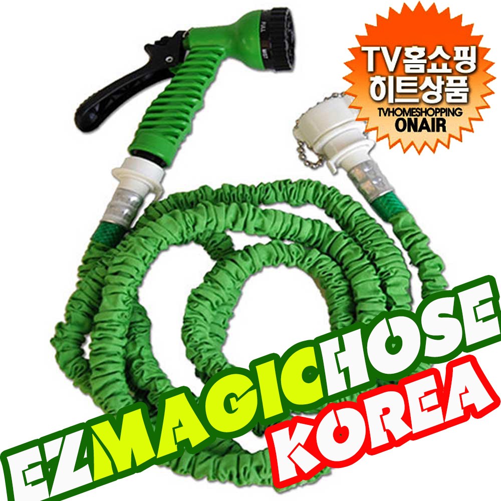 TV라이브홈쇼핑 이지매직호스 물분사기 물호스, 5M, 1세트 19,800원