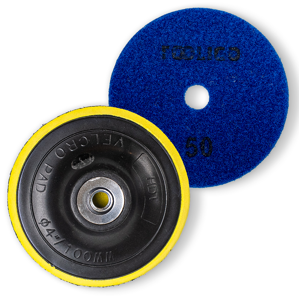 툴리고 건식 연마패드 100mm 4인치 50방 + 그라인더 패드 샌딩 세트, 2세트 16,500원