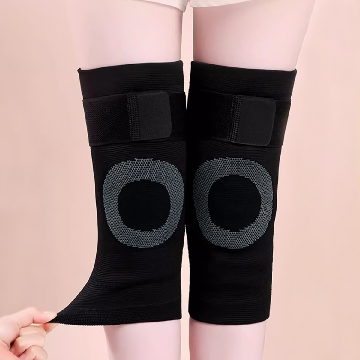 편안한42 겨울 방한 무릎워머 기모 무릎 보호대 2P 8,000원