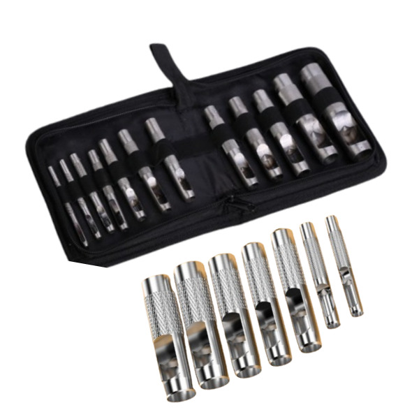 도나토르 환펀치 세트 12PC(3-16MM) 가죽 펀치 11,800원
