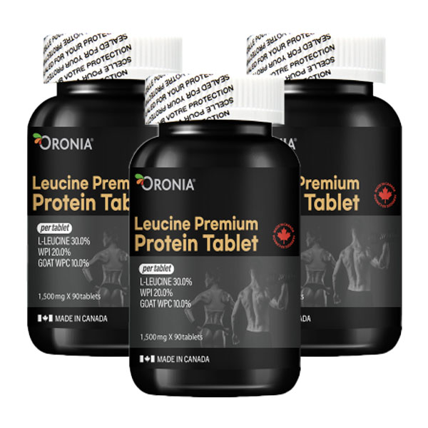 오로니아 류신 단백질 타블렛 하루 한알 L로이신 산양유청단백 1500mg, 3개 135,000원