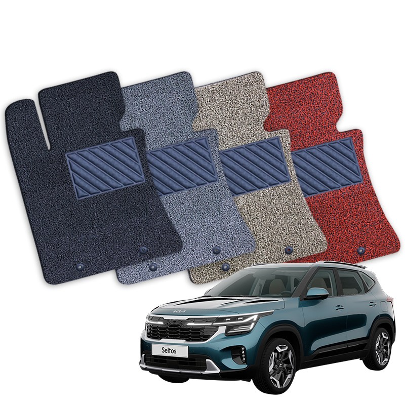 셀토스 전차종 확장형 코일매트 카매트 풀세트 CK, 레드 테두리마감, 셀토스(19년7월-22년6월) 59,900원