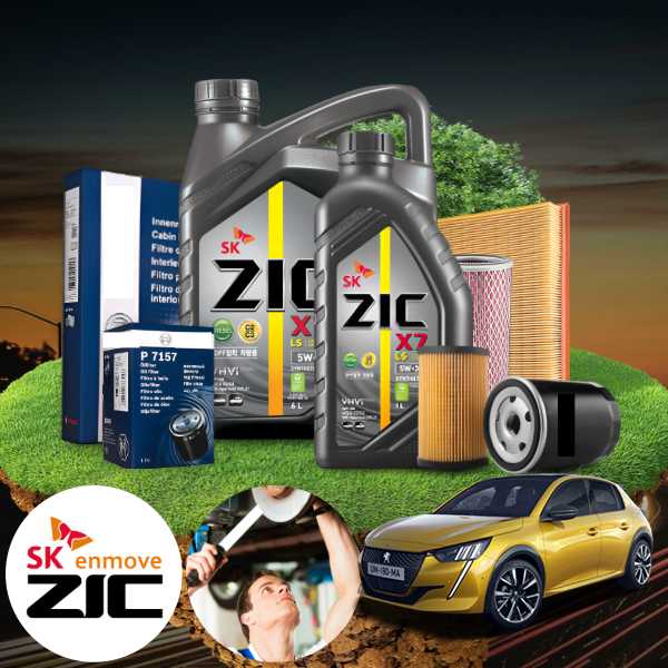 푸조 208 1.6 (9H06) 디젤 엔진오일세트 지크 X7 5W30 81,700원