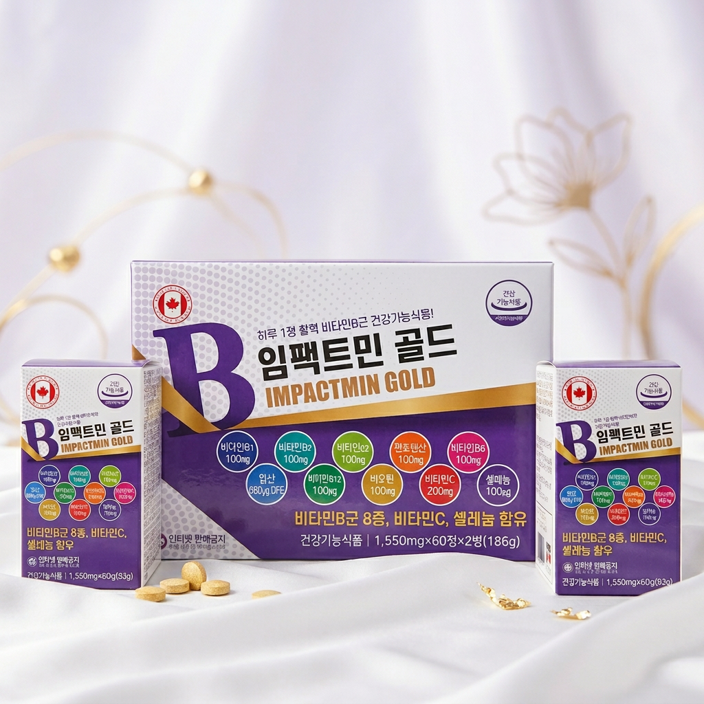 약국용 캐나다 임팩트민 골드 120정 비타민B군 50,000원