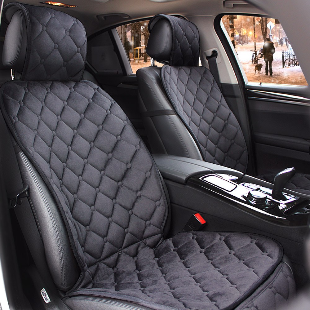 [케이더블리] 따뜻한 극세사 락킵 자동차 겨울시트커버 앞좌석 14,900원