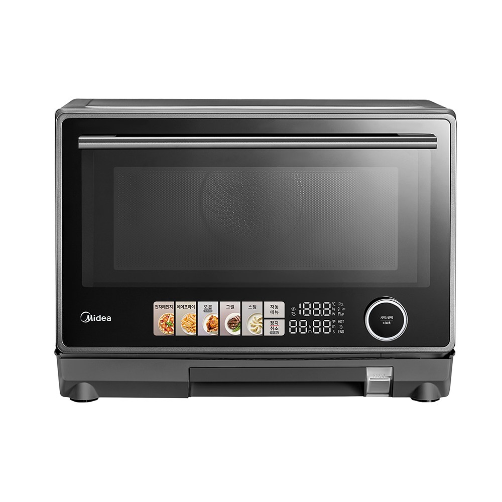 신출시 마이디어 올인원 콤비 오븐 X23 스팀 에어프라이어 그릴 전자레인지 4IN1 25L, MMO23XHA-ASSBBL 429,000원