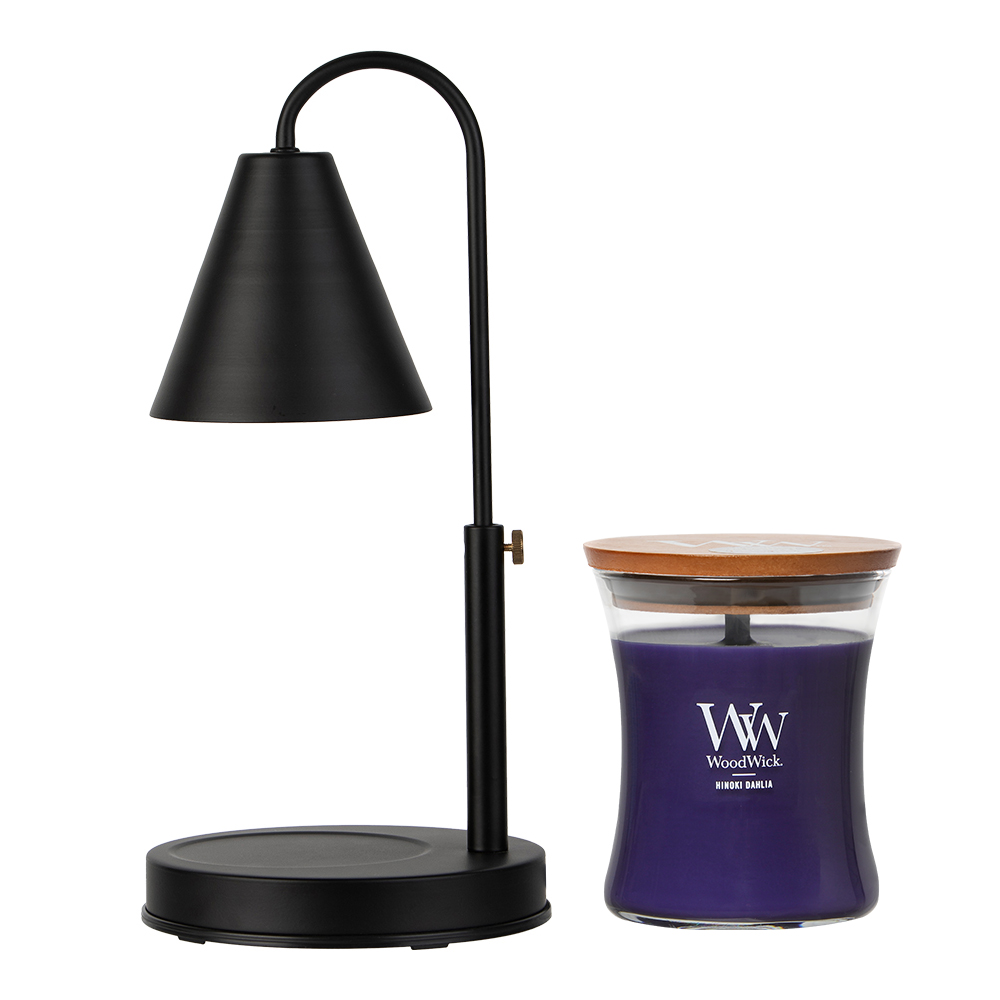 우드윅 미디엄 향초 호른 캔들워머 세트 (국내산, 높이, 밝기조절), 현재가 50,900원