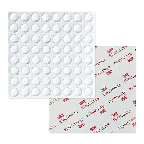 3M 투명 범폰 인라이프 소음방지 실리콘 패드 10mm x 5T 1판 64개 3,980원