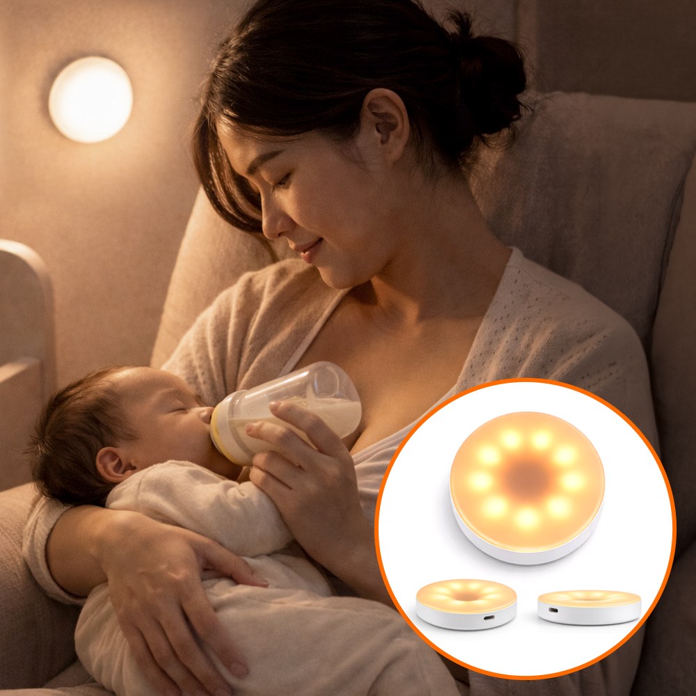 아누팡 충전 터치 무선 LED 무드등, 전구색(웜옐로우) 15,900원