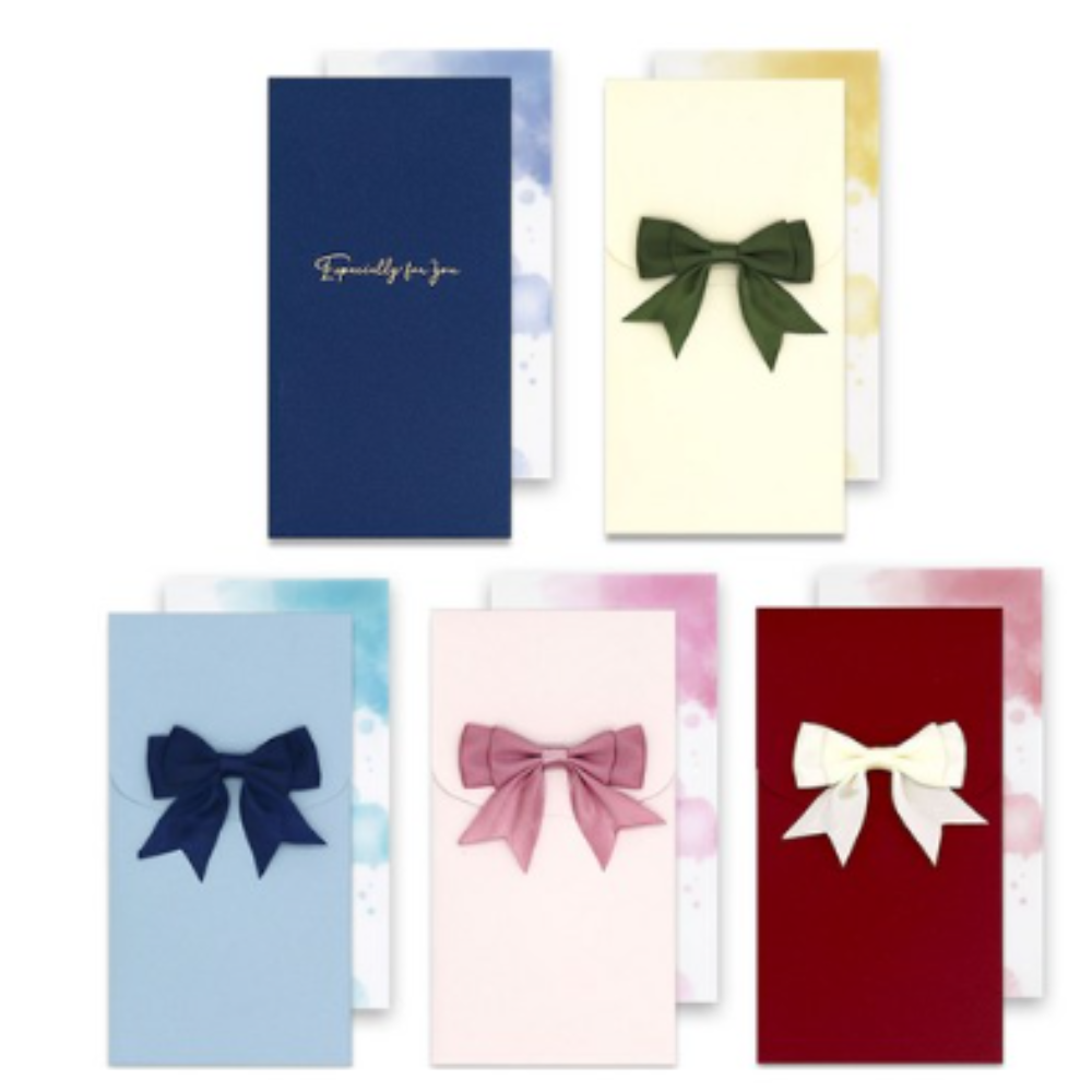 마음담아 리본 세로 봉투 5종 + 속지 5종 세트 61,620원