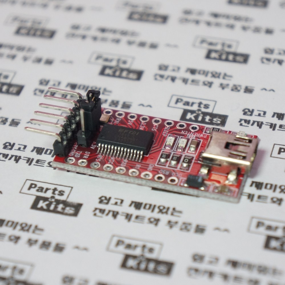 [파츠키츠] FT232RL 프로미니 다운로더 USB to Serial 아두이노 FTDI UART 통신모듈 2,200원