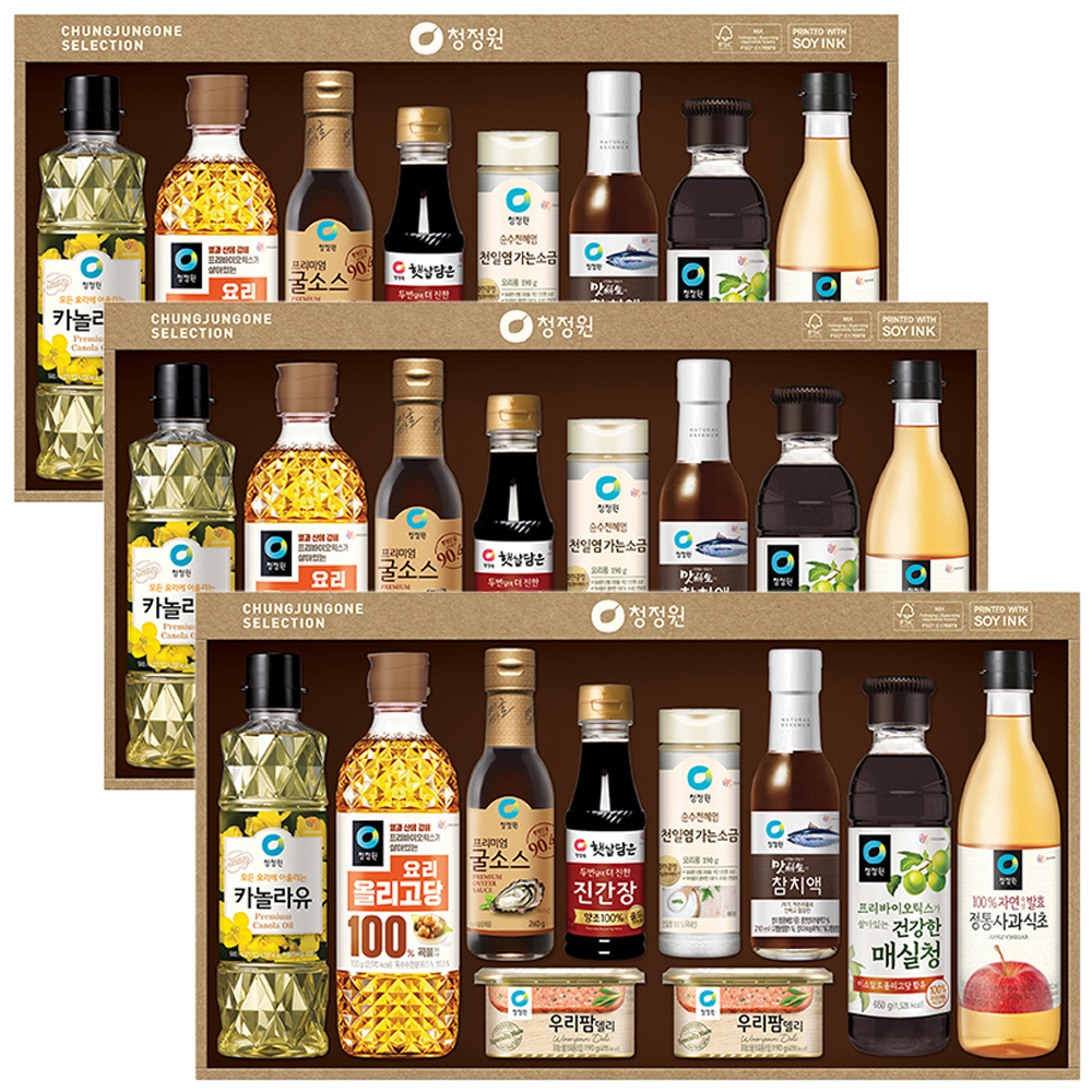 청정원 행복 12호 선물세트, 3세트 177,200원