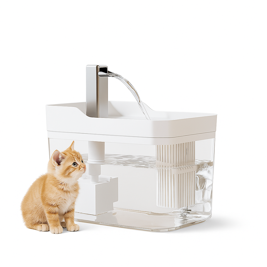 조이쥬드 고양이 자동 급수기 정수기 강아지 1.5L, 1개, 투명, 3색상 급수기 15,900원