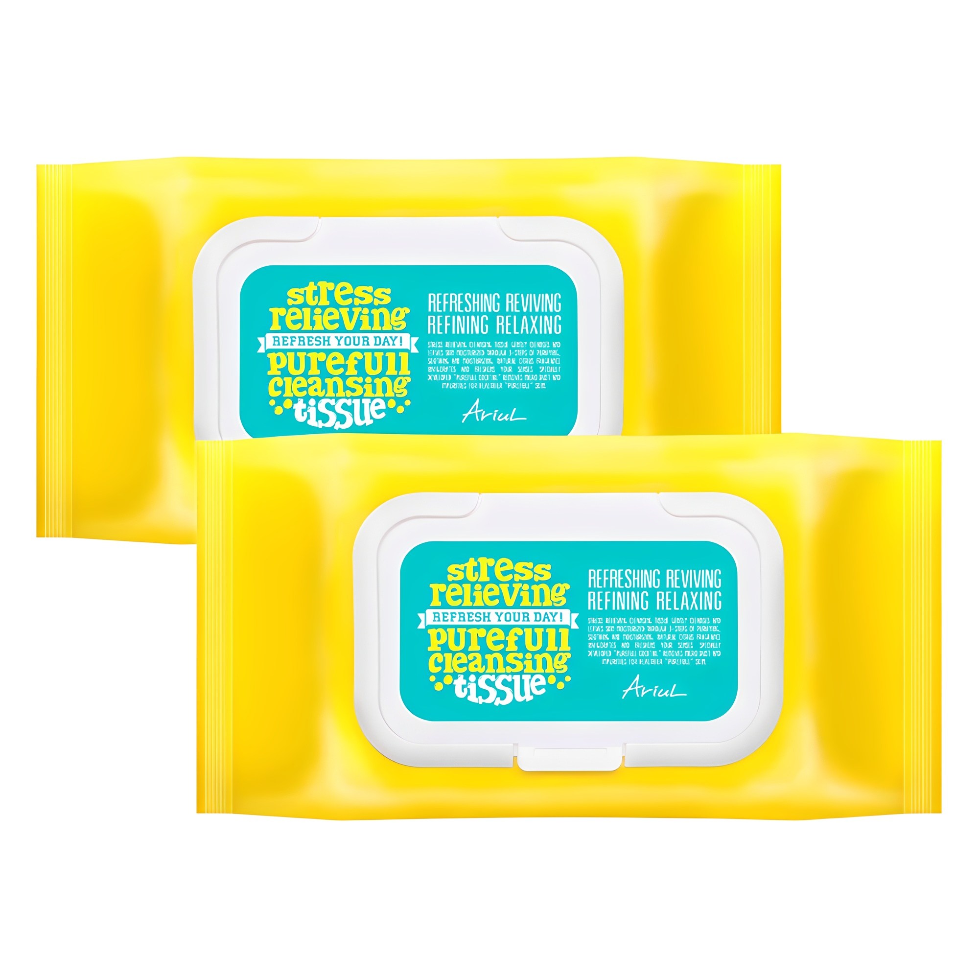 아리얼 스트레스 릴리빙 퓨어풀 클렌징 티슈, 80매입, 2개 7,200원