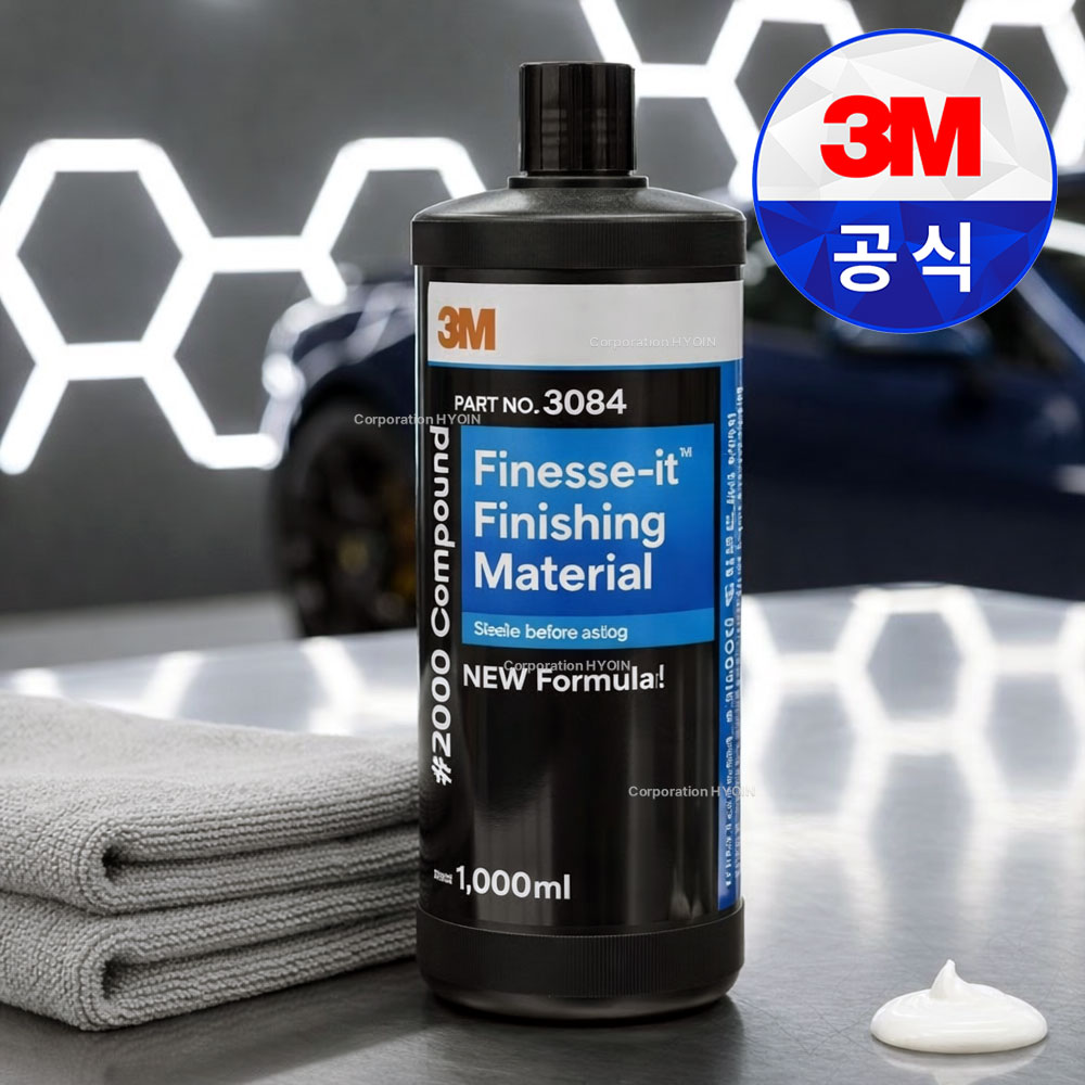 3M 컴파운드 PN3084 3000방 1000ml / 코팅제 기스제거제 자동차 스크래치 흠집 광택제 스윌자국 스윌마크 차량 광택 135,500원
