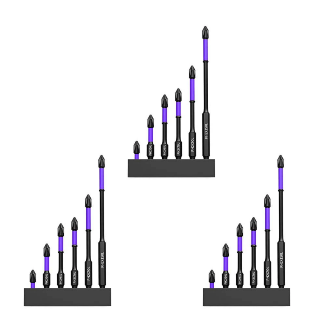 InLoop 드릴 비트 세트 자석 다용도 만능 멀티 십자 드라이버 전동 드릴 육각 6종, 3세트 14,050원