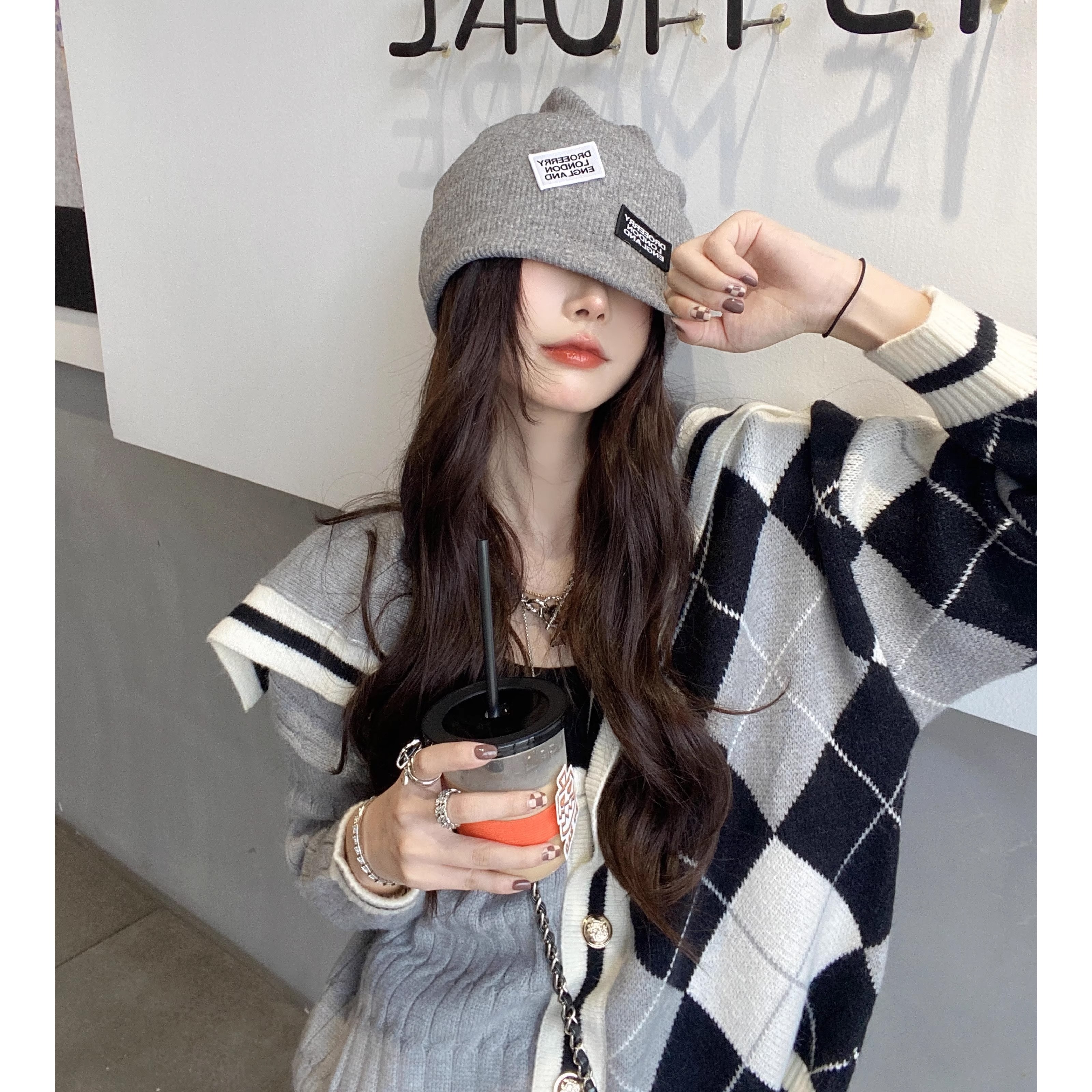 퀸앤조이 마린카라 잉글랜드 가디건 22,800원