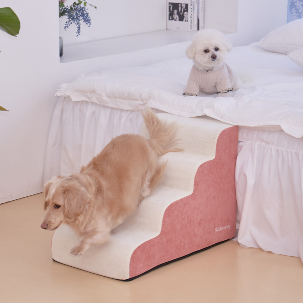 레드퍼피 반려동물 원마일 4단 펫스텝, 05 더스티핑크, 1개 36,190원