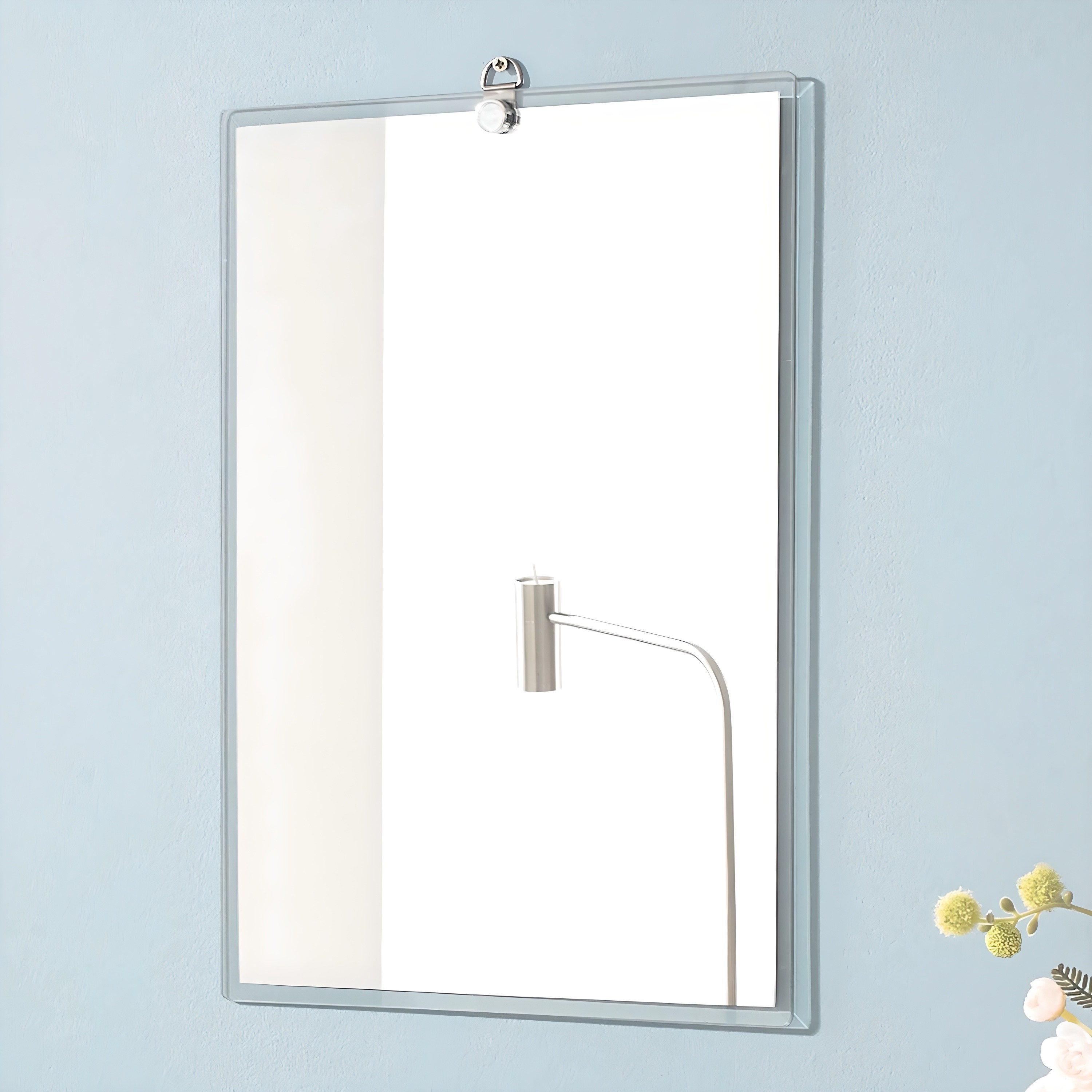 미소아이 심플 사각 욕실겸용 유리거울, 단일 색상 9,230원