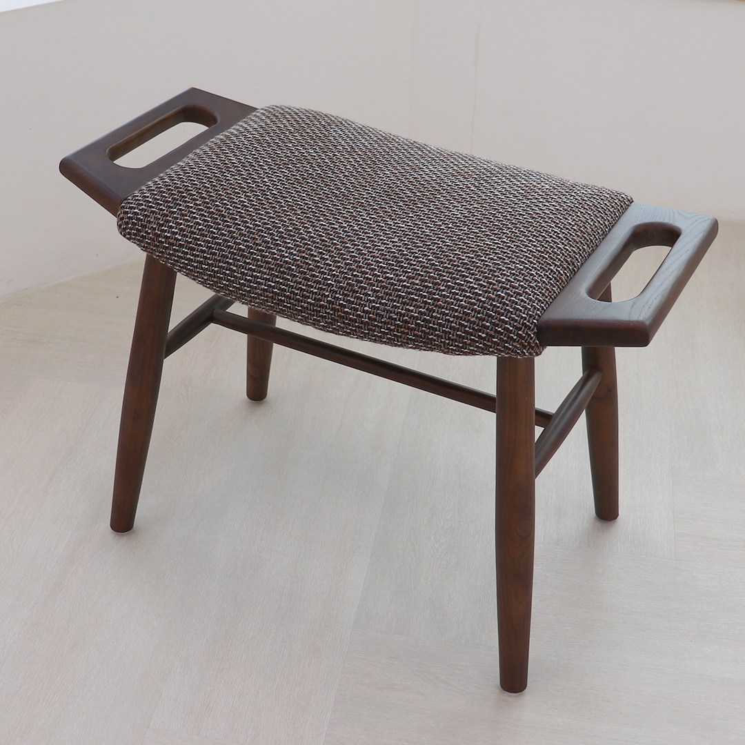 파스텔우드 플라워 핸드스툴 1인보조 패브릭 보조의자, 블라운 78,000원