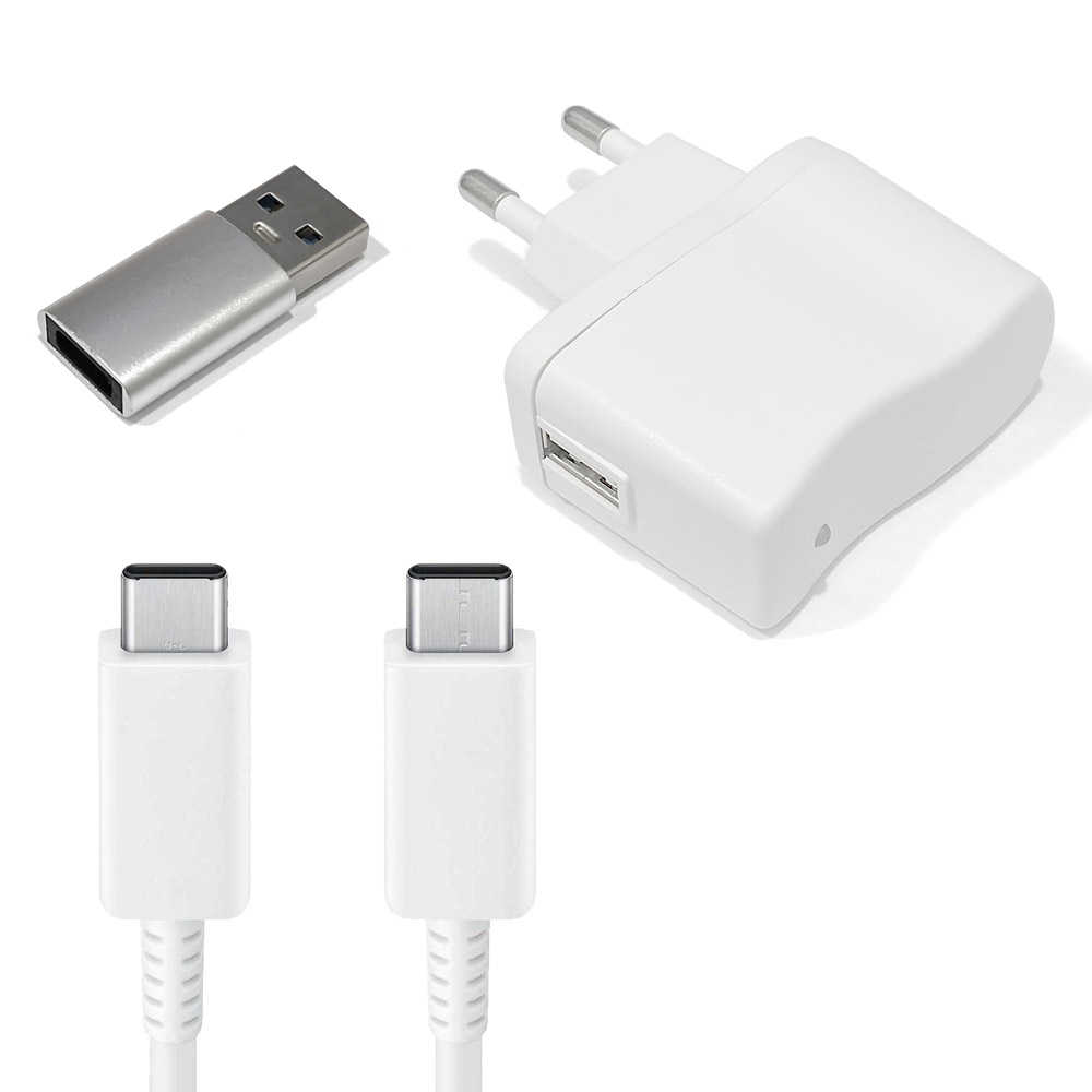 가정용 5V 1A + C to C 케이블 + USB변환젠더 세트 저전력 충전기 휴대용 선풍기 비급속충전 디바이스용, 1개 9,500원
