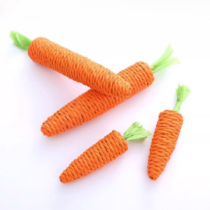 딩동펫 고양이 소리나는 종이 로프 당근 스크래쳐 장난감 2종 x 2p 세트 5,800원