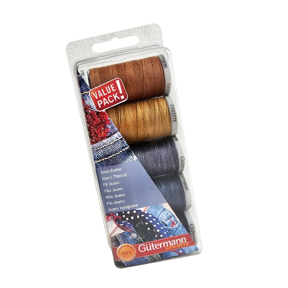구터만 데님 청바지실 엑스트라 스트롱 재봉사 특수실 5 색상 세트 손바늘실 수선실 42,000원