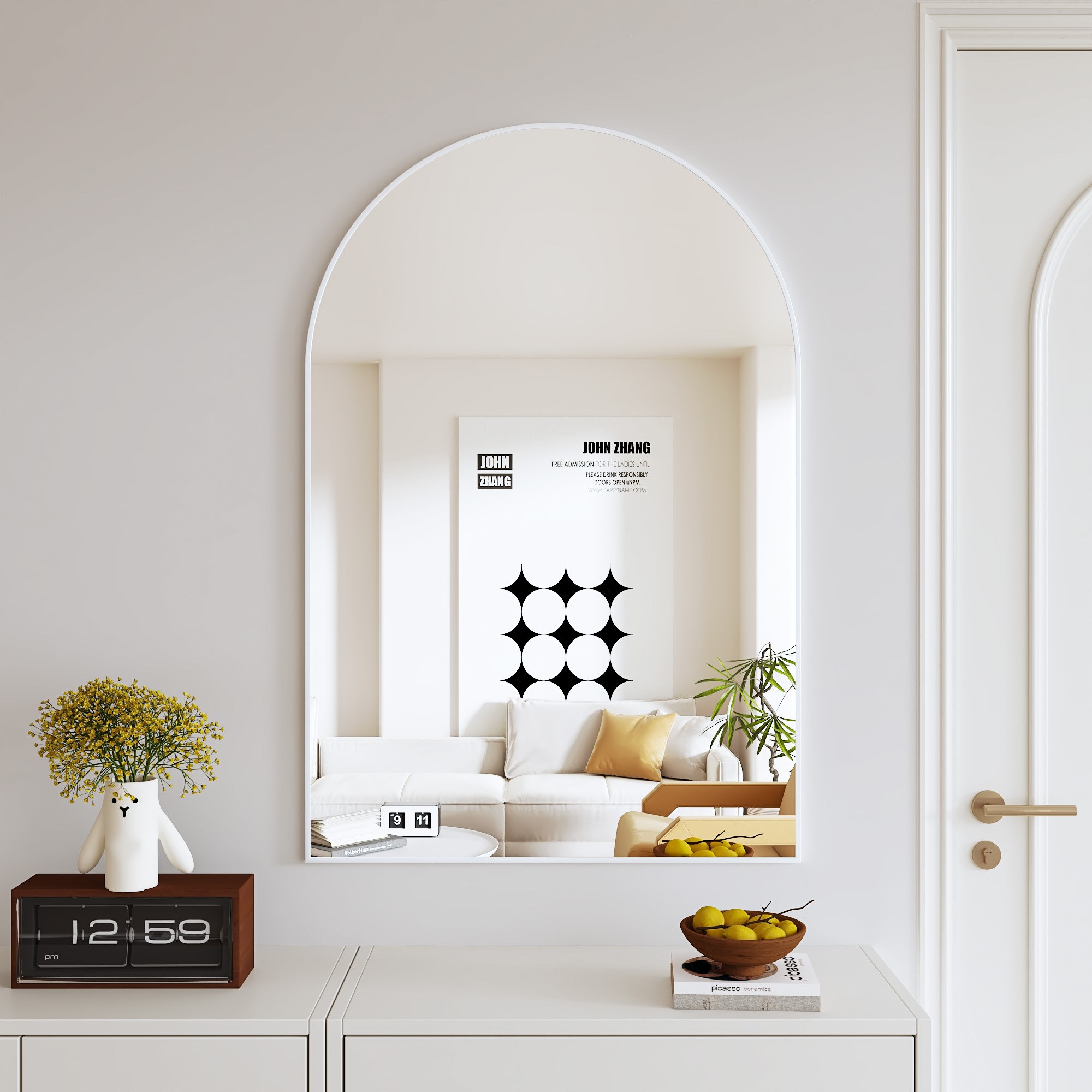 뷰티피크 벽거울 아치형 510 x 760 mm 68,250원