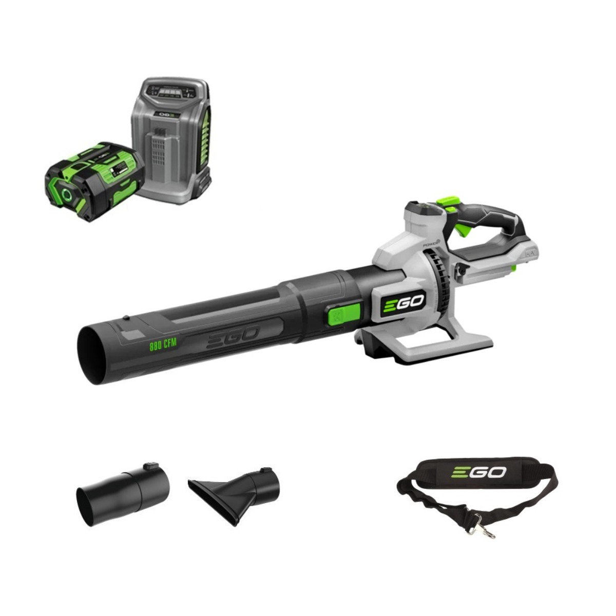 EGO 이고파워 충전식 LB8800E 대포 송풍기 무선 충전 핸드 송풍기 세차 낙엽 제설 눈청소, 6세트 1,035,000원