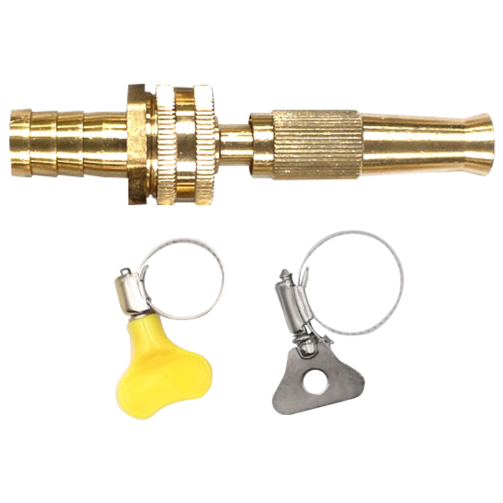 황동 고압 분사 노즐 세척 호스 분사기 직사 가정 원예 정원 세차 실험 스프레이 워터 샷 7,500원