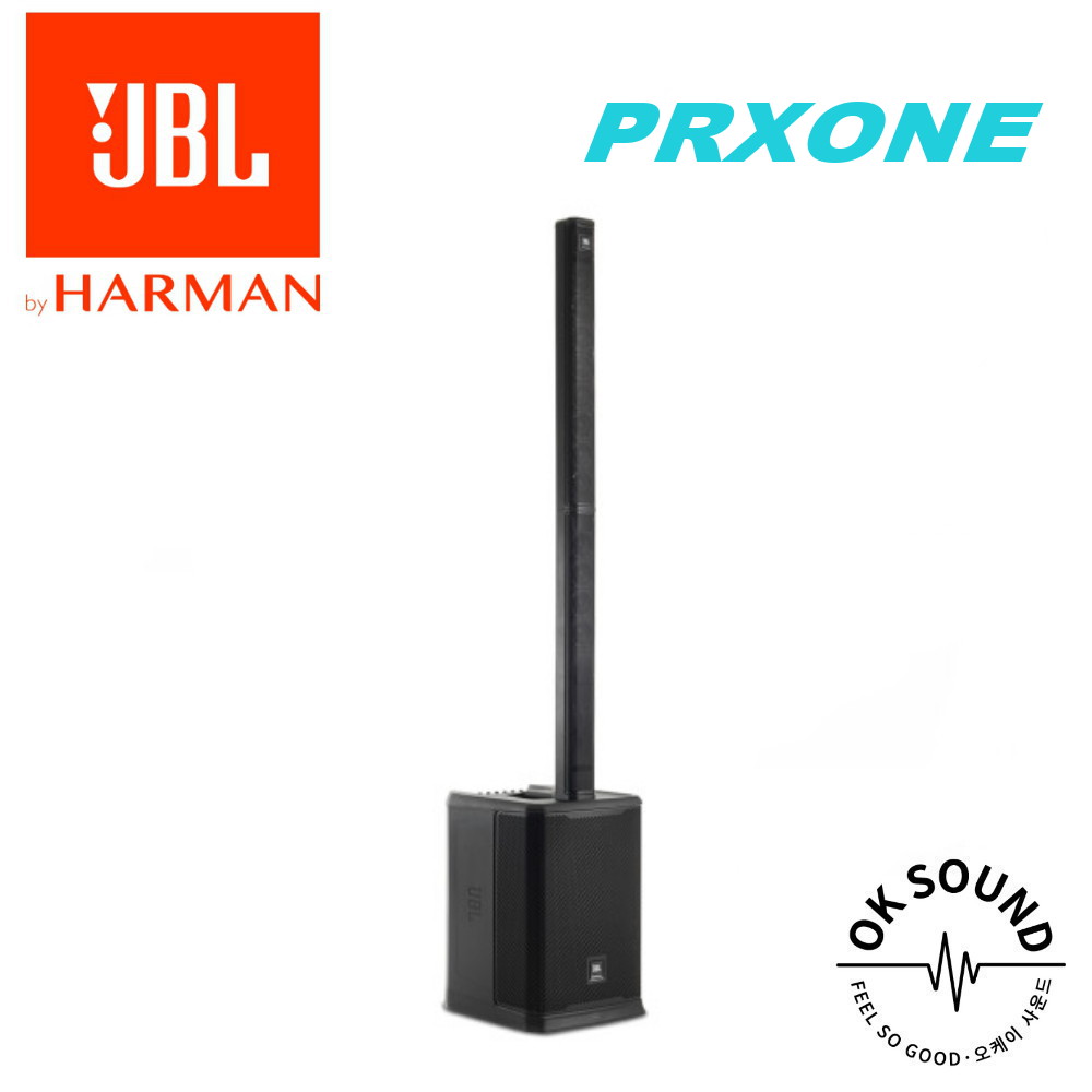 JBL PRX ONE 스피커 2000W 공연 호텔 교회 벽부설치가능 7채널믹서탑재 블루투스 올인원파워드컬럼스피커 3,500,000원