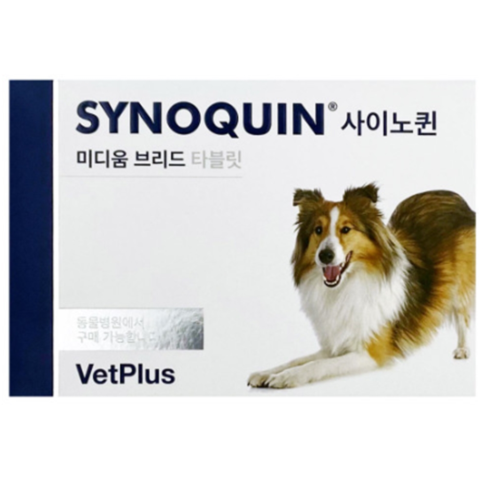 벳플러스 사이노퀸 중형견 강아지 독 미디움브리드 30정 관절보조제 타블렛 40,110원