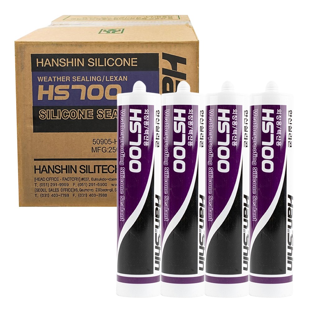 한신 외장용 실리콘 렉산용 판넬용 백색 59,000원