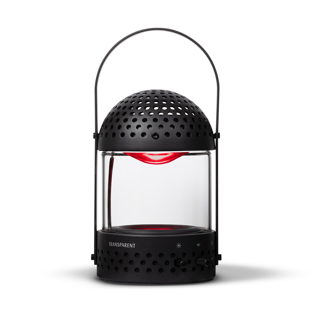 트랜스페어런트 라이트 블루투스 스피커 캠핑용 휴대용 아웃도어 인테리어 조명, 블랙 399,000원
