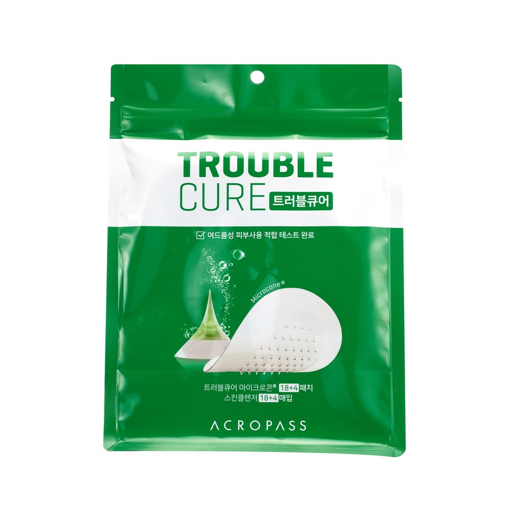 아크로패스 대용량 큐어 마이크로콘 패치 18 + 4 + 스킨클렌저 18 + 4 세트 57,700원