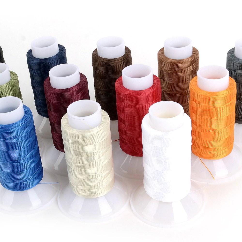 비니모MBT 가죽공예 - 실 비니모 MBT 8호 *12가지 칼라 세트* 100m 본딩사 왁싱사 51,300원