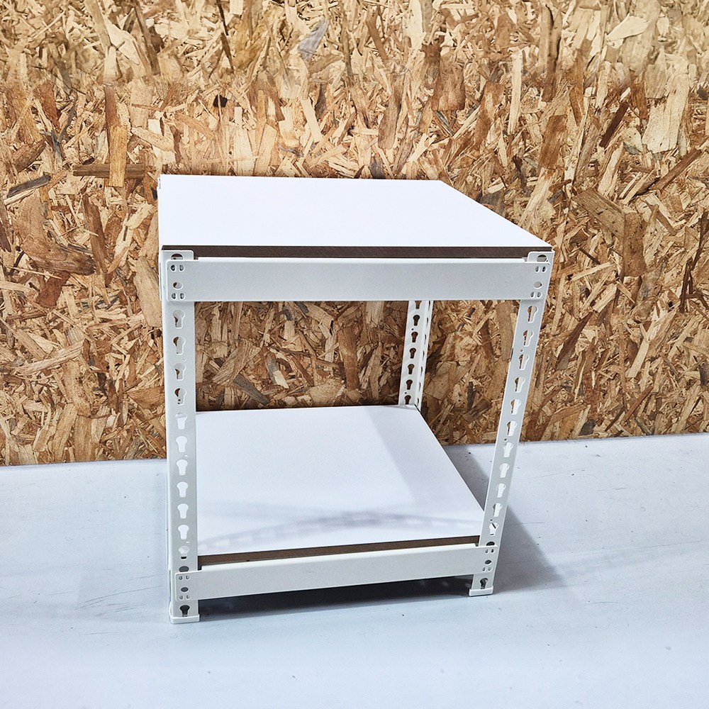 철제 45큐브 어항 선반 받침대 60cm 높이 45cm 정사각형 화이트 블랙 450X450X600 1개 50,900원