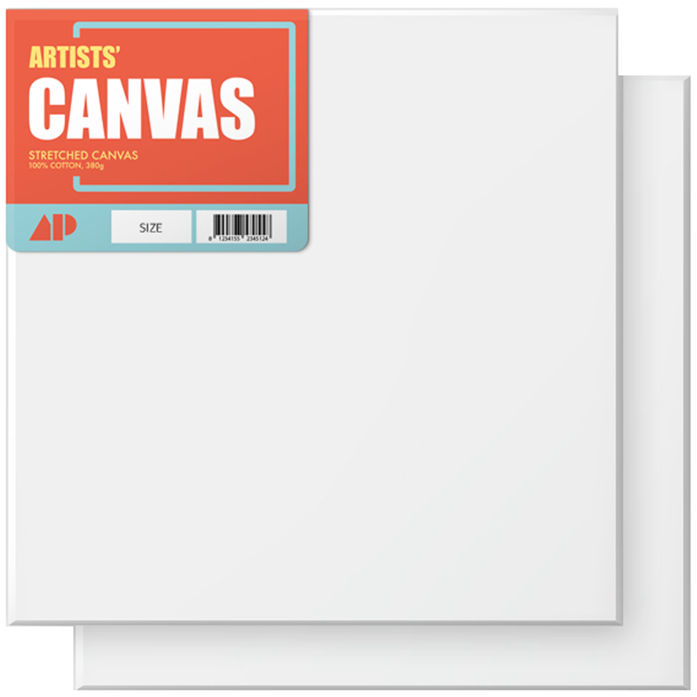 아트포인트 AP 미술 화판 면천 캔버스 정사각 4S 8,000원