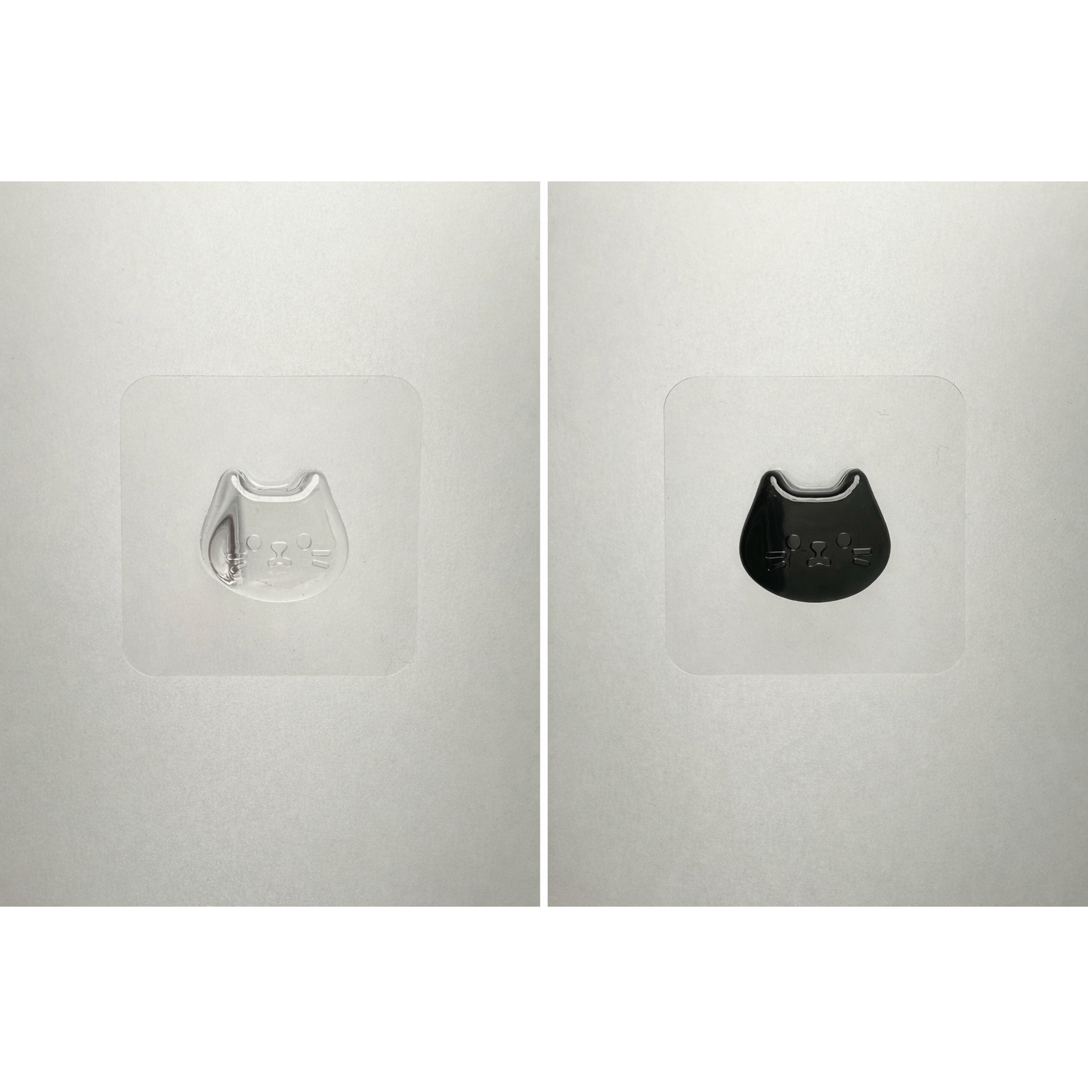 마루키 흡착식 칫솔걸이 귀여운 무타공 칫솔홀더 고양이모양,구름모양 흡착스티커 2p, 1세트, 고양이2p(블랙) 5,290원