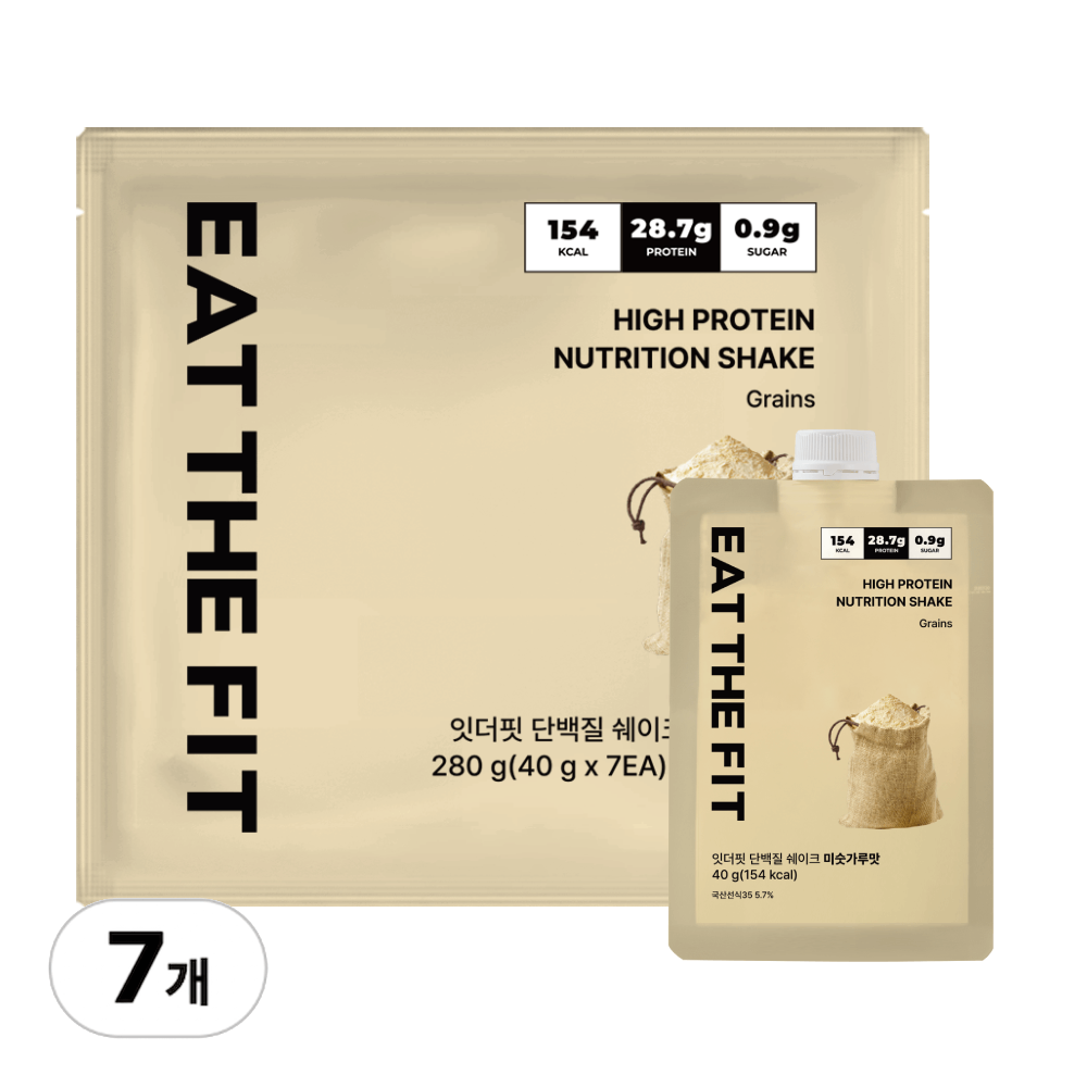 잇더핏 단백질 쉐이크 1주플랜, 미숫가루맛 25,200원