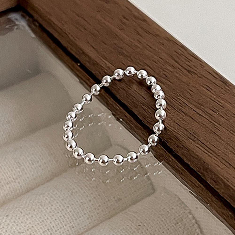 젤루나 여성용 전체순은 92.5% 심플 라운드 레이어드 볼 반지 BS-16 21,170원