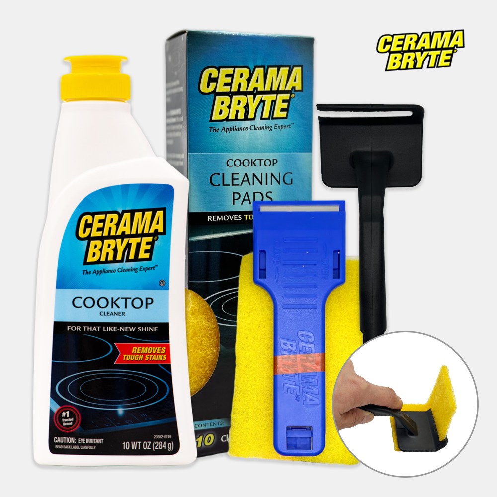 세라마브라이트 인덕션 청소 클리너 세트 ( 전용 수세미 12P + 핸드툴 + 스크래퍼 ) NO.3 18,900원