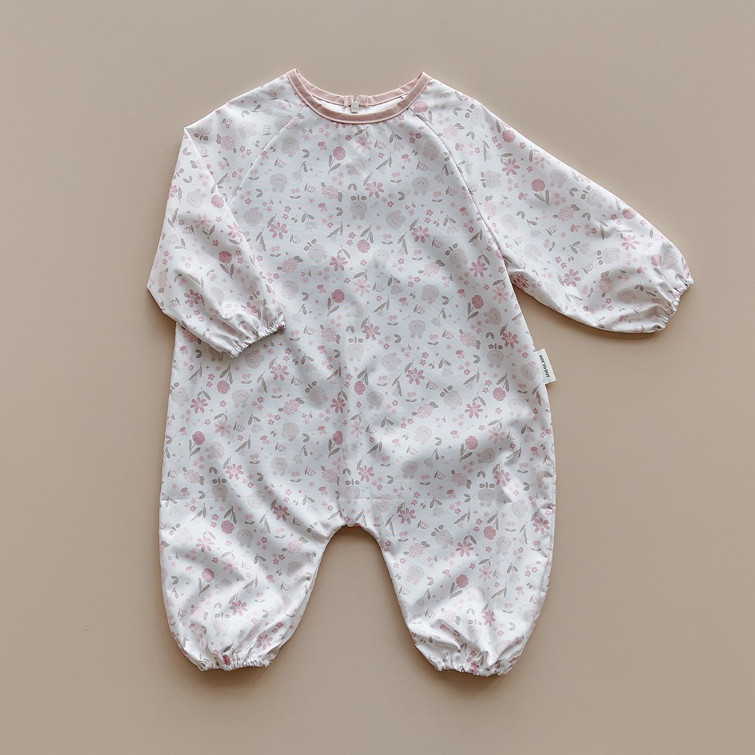 돗투돗 프리미엄 디저트 플라워 유아용 미술 전신가운 지퍼형, 코코바니 39,000원