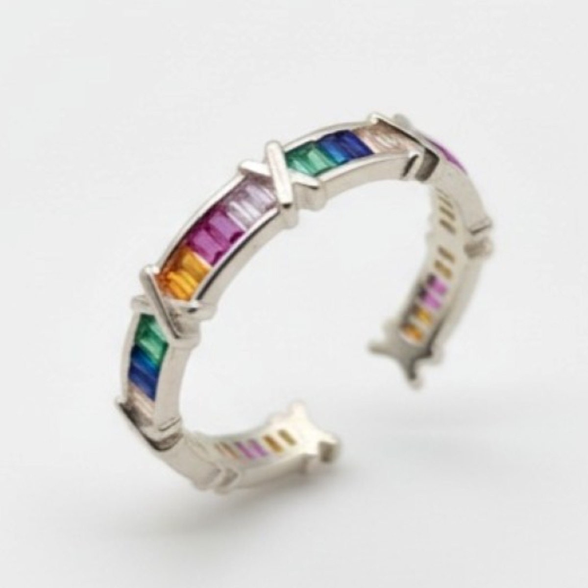 리즈타라 컬러글로우 실버 오픈링 / 실버반지 여자반지 커플링 우정링 48,000원