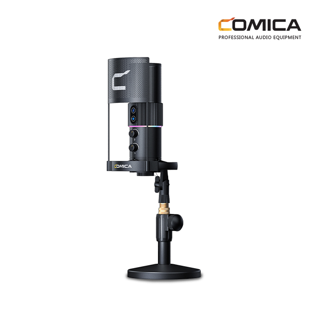 [COMICA] 코미카 STA-U2D 콘덴서 USB-C 방송용 PC 스마트폰 녹음 RGB LED 마이크 129,000원
